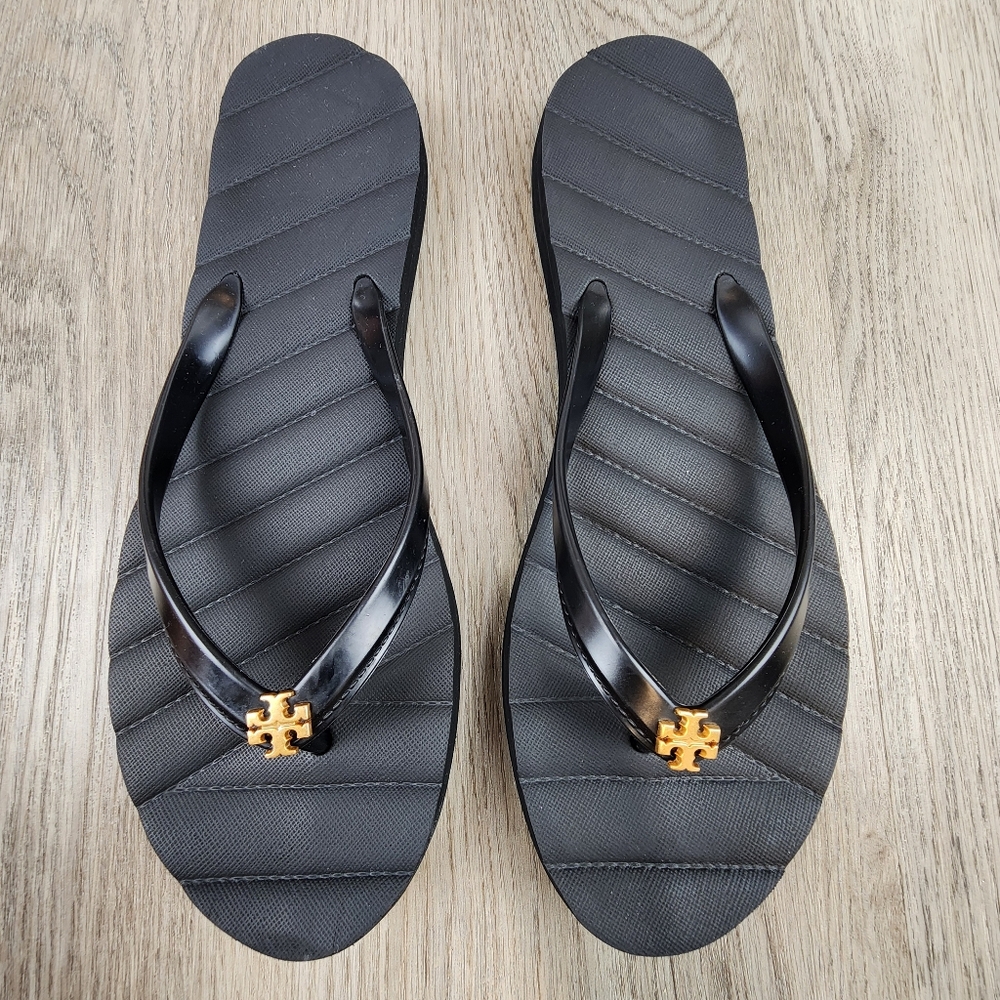 Tory Burch Kira Rubber Flip Flops size 10